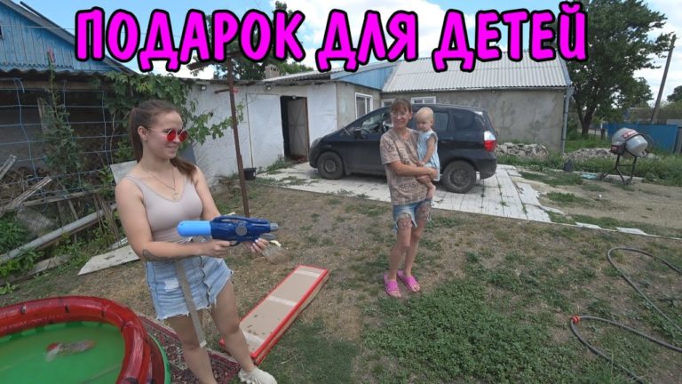 Виталик и Ангелина: подарили подарок детям / продолжаю ремонт / делаю теплый пол / башня помощника “Друг кузя” / влог