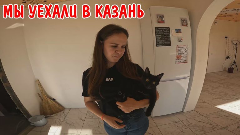 Виталик и Ангелина: собрали вещи и уехали в Казань / машина простояла 2 года в гараже / дорога Краснодар — Казань / влог